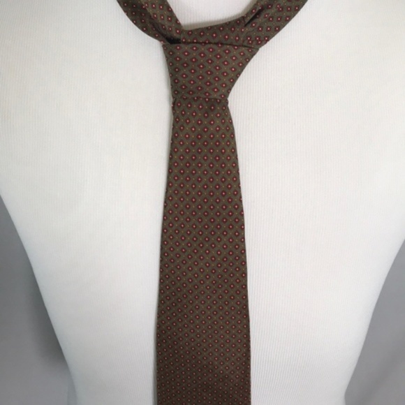 Brooks Brothers Other - Brooks Brothers Men’s Tie Flower Design Green
